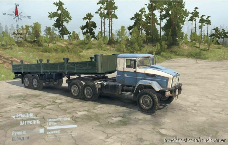 MudRunner Truck Mod: Tayga 6436 Mod V01.11.21 (Featured)