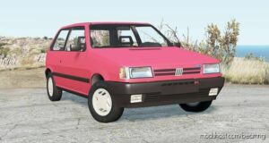 BeamNG Fiat Car Mod: UNO 3-Door (146) 1991 V1.1 (Featured)