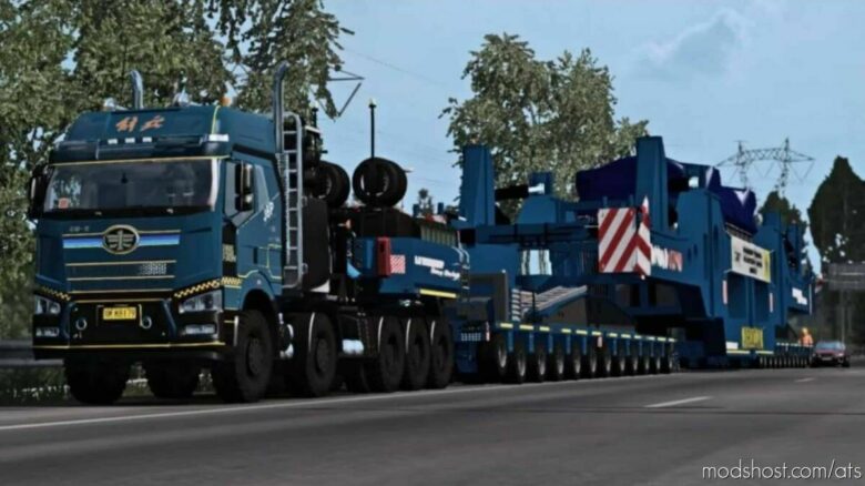 ATS Trailer Mod: Mega Trafo Transport 1.42 (Featured)