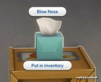 Sims 4 Object Mod: Decor With A Purpose: Functional Tissue BOX (Image #3)