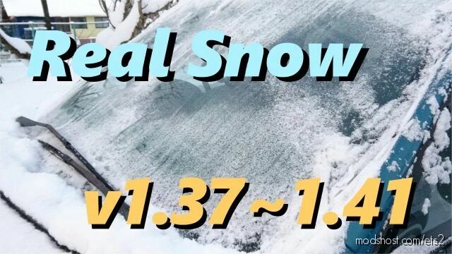 ETS2 Weather Mod: Real Snow V2.2 (Featured)