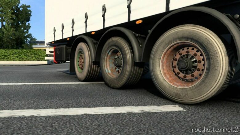 ETS2 Part Mod: Dirt Tires And Rims Pack (Featured)