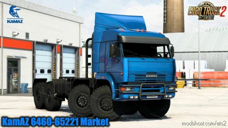 ETS2 Kamaz Truck Mod: 6460-65221 Market V1.1 1.42 (Featured)