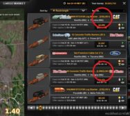 ATS Mod: Stacked SCS Lowboy Trailers (With Extra Cargo) V1.6 1.42 (Image #6)