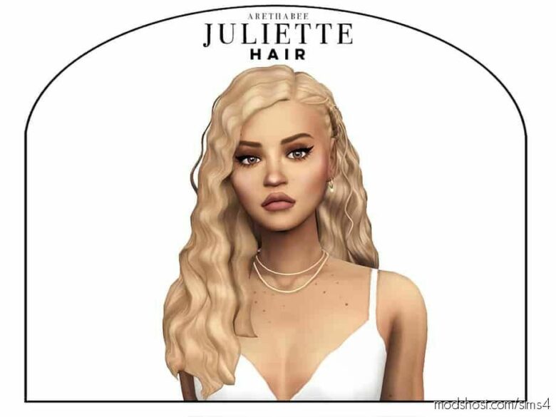 Sims 4 Mod: Juliette Hair (Featured)