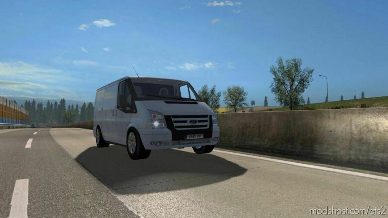 ETS2 Ford Car Mod: Transit MK7 V1R80 1.42 (Featured)