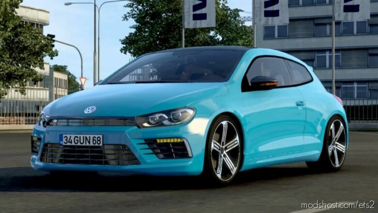 ETS2 Volkswagen Car Mod: Scirocco V1R80 1.42 (Featured)