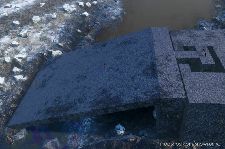 SnowRunner Material Mod: Concrete Jigsaw Bridge V1.0.1 (Featured)