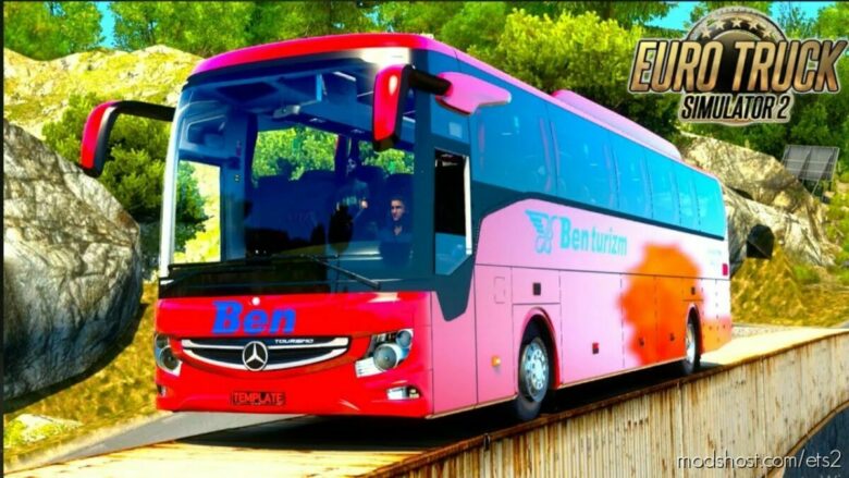 ETS2 Mercedes-Benz Bus Mod: Mercedes Tourismo 2018 – 1.42 (Featured)