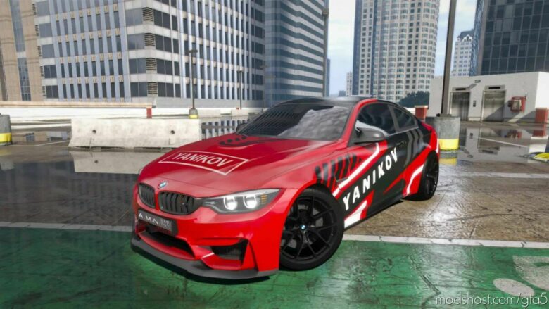 GTA 5 BMW Vehicle Mod: M4 F82 Yanikov Said Gubdenskiy (Featured)