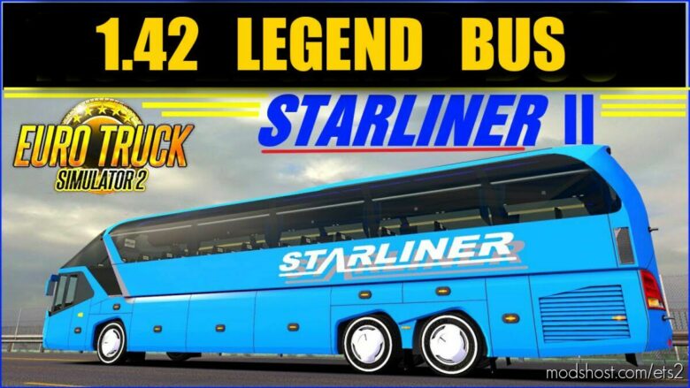 ETS2 Neoplan Bus Mod: Starliner 2 1.42 (Featured)