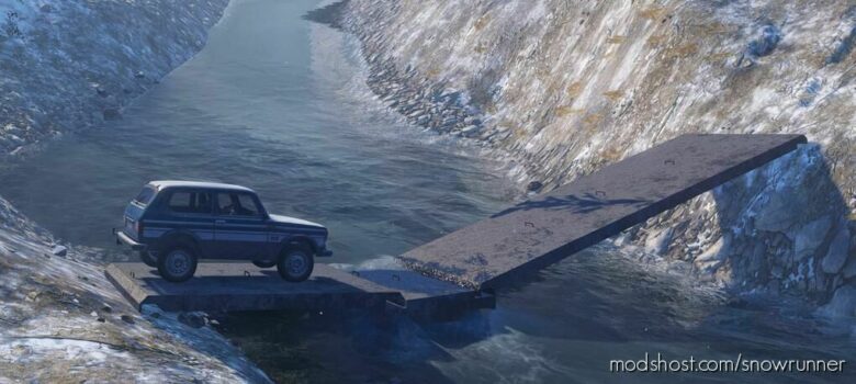 SnowRunner Material Mod: Concrete Friction Bridge V1.0.4 (Featured)