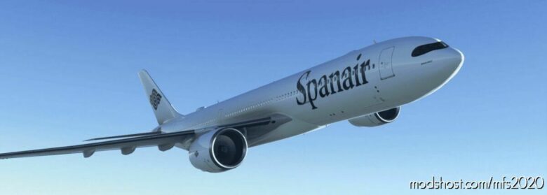 MSFS 2020 Boeing Livery Mod: Spanair Ec-Fcu “Baleares” 8K (Featured)