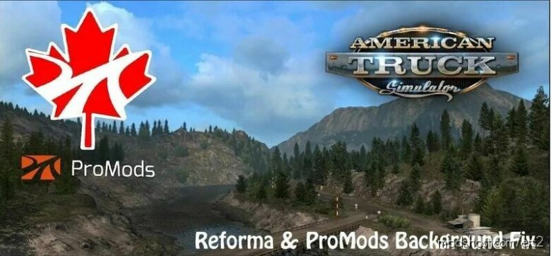 ETS2 ProMods Map Mod: Reforma & Promods Background FIX V3.0 1.42 (Featured)