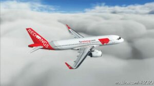 MSFS 2020 Russia Livery Mod: A32NX RED Wings 4K (Featured)