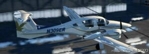 MSFS 2020 Livery Mod: DA62 Embry Riddle Aeronautical University (Erau) (Image #2)