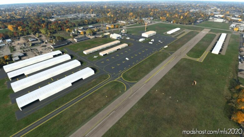 MSFS 2020 United States Mod: Canton-Plymouth Mettetal Airport (1D2) (Featured)