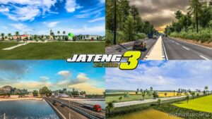 ETS2 Mod: NEW JATENG V3 MAP MOD REWORK 1.41 - 1.42 (Image #2)