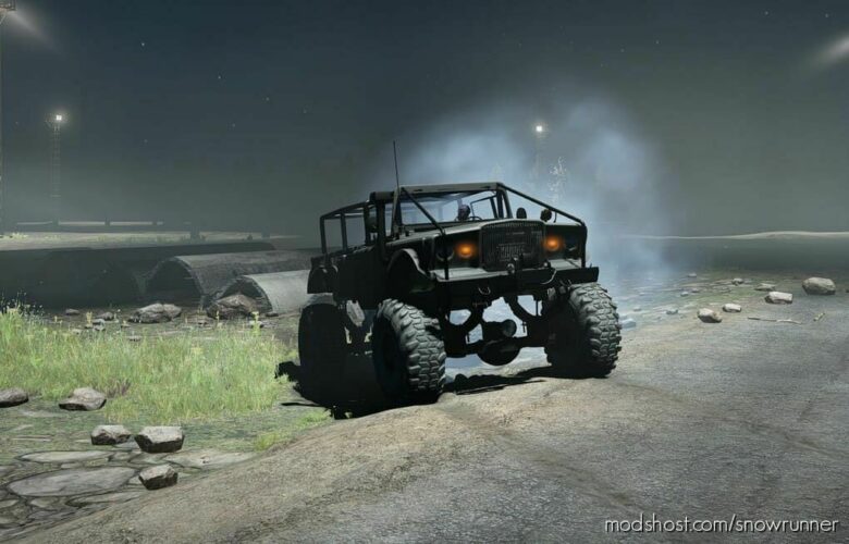 SnowRunner Jeep Car Mod: GWC Warhound V1.0.1 (Featured)