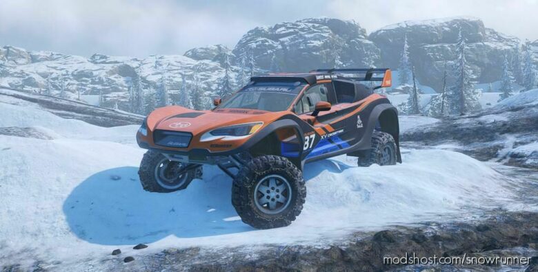 SnowRunner Car Mod: Subaru XV Crosstrek Dakar Rally Raider V1.0.1 (Featured)