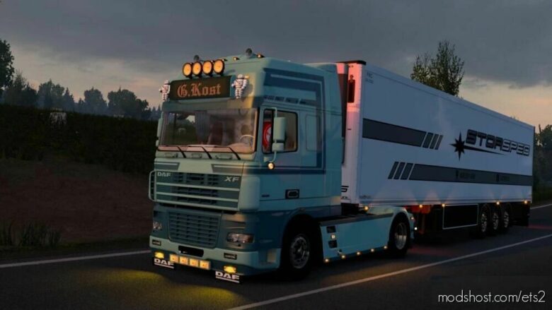 ETS2 DAF Truck Mod: XF 95 Cooiman 1.42 (Featured)