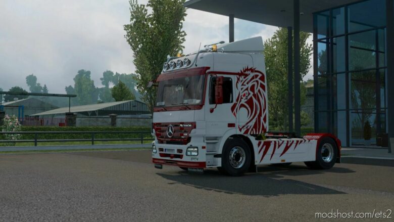 ETS2 Mercedes-Benz Truck Mod: Actros MP2 By Dotec V1.5.2 1.42 -1.43 (Featured)