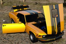 GTA 5 Ford Vehicle Mod: Mustang Boss (302) 1970 (Image #4)