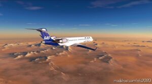 MSFS 2020 Livery Mod: Aerosoft CRJ 900 SAS – Scandinavian Airlines (Image #2)