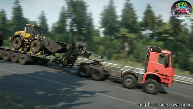 SnowRunner Mercedes-Benz Truck Mod: Arocs V2.1 (Featured)