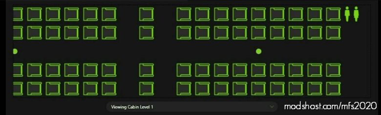 MSFS 2020 Mod: CRJ 1000 – Pacx Cabin Layout 100 Seats (Featured)