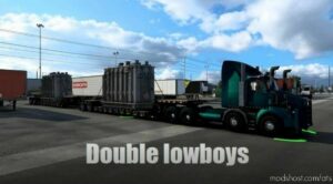 ATS Trailer Mod: Double Lowboys V3.0 (Image #2)