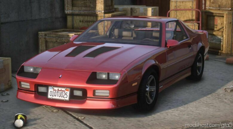 GTA 5 Chevrolet Vehicle Mod: 1990 Chevrolet Camaro Z28 Iroc-Z (Featured)