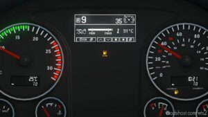 ETS2 MAN Part Mod: TGX Euro 6 Realistic Dashboard Computer 1.43 (Image #4)