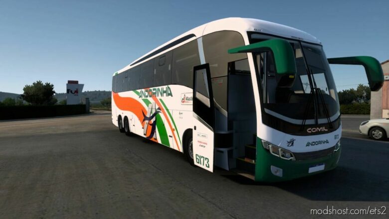 ETS2 Bus Mod: Comil Invictus 1200 Scania Volvo 1.43 (Featured)