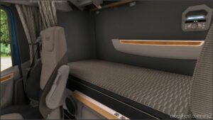 ETS2 DAF Mod: Beige Interior For DAF XG 2021 V0.9 (Image #4)