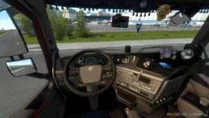 ETS2 Volvo Mod: Brown Interior For Volvo FH16 2012 V0.9 (Image #4)