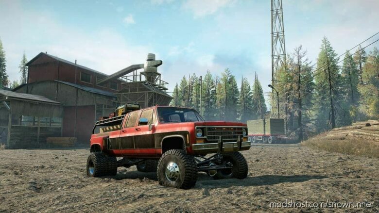 SnowRunner Car Mod: FS19 Squarebody Dually V (Featured)