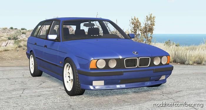 BeamNG BMW Car Mod: 5 Series Touring (E34) 1995 (Featured)