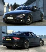 ETS2 Audi Car Mod: RS 7 Sportback 2013 V4 1.43 (Image #2)