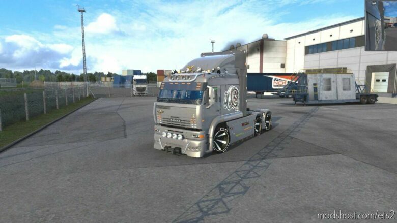 ETS2 Kamaz Truck Mod: 6460 Turbo Diesel V8 20.11 1.42 (Featured)