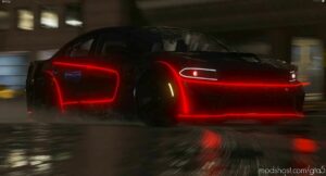 GTA 5 Dodge Vehicle Mod: 2021 Dodge Charger Hellcat Widebody (Image #5)