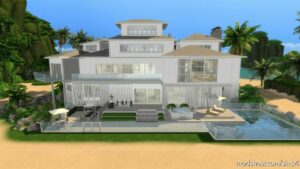 Sims 4 House Mod: Modern Paradisiac Mansion – NO CC (Image #4)