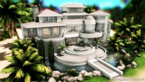 Sims 4 House Mod: Modern Paradisiac Mansion – NO CC (Image #10)