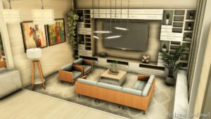 Sims 4 House Mod: Modern Paradisiac Mansion – NO CC (Image #15)