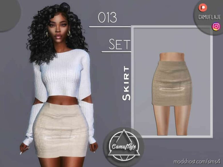 Sims 4 Female Clothes Mod: Fashion Skirt (Featured)