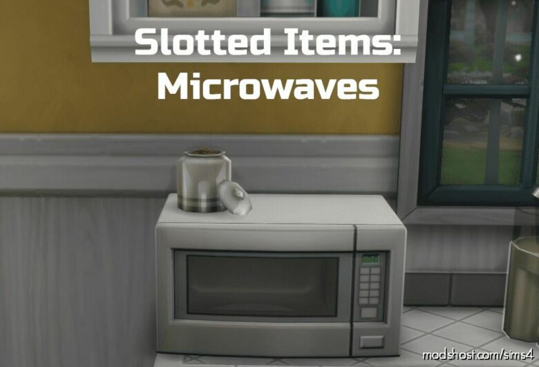 Sims 4 Object Mod: Slotted Items: Microwaves (Featured)