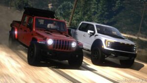 GTA 5 Jeep Vehicle Mod: 2020 Jeep Gladiator Rubicon (Image #2)