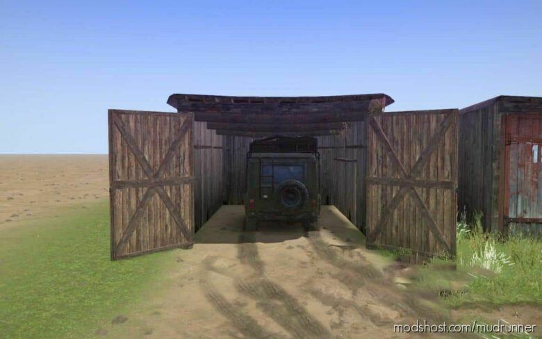 MudRunner Material Mod: Garage For Editor Mudrunner (Featured)