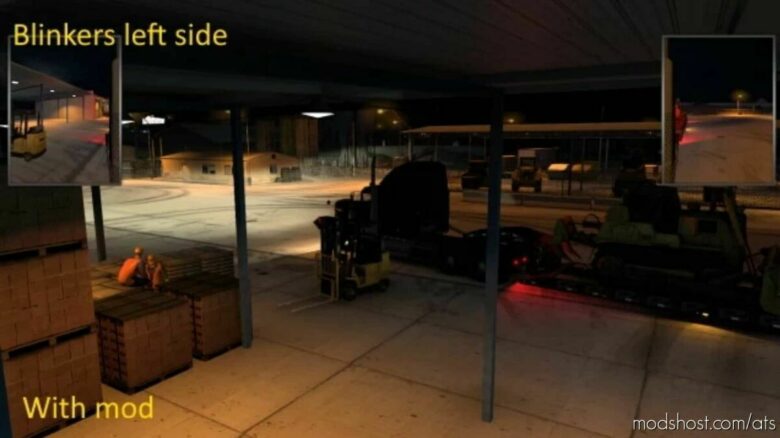 ATS Part Mod: Brighter Truck And Trailer Lights V1.5 1.43 (Featured)