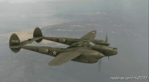 MSFS 2020 Lockheed Livery Mod: Mf_P-38_Glacier Girl (Image #2)